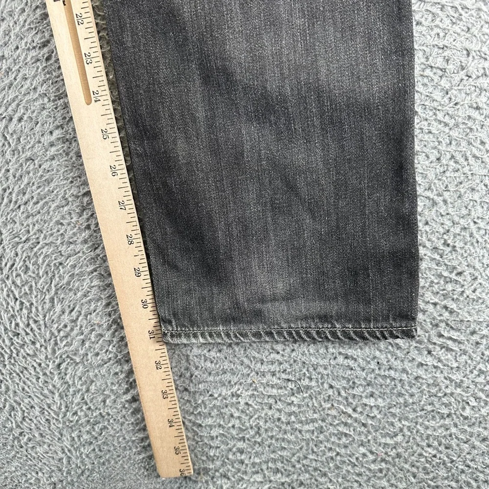 American Eagle Outfitters‎ Jeans Mens 30x32 Black Cotton Denim Straight Slim Fit